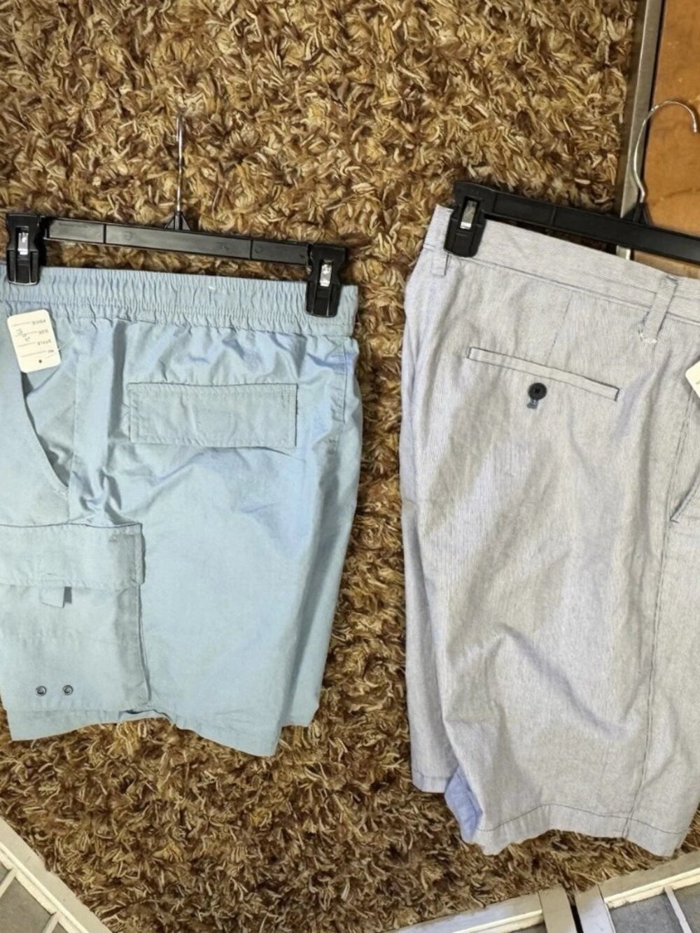 Banana Republic/Pacsun,Men,2 Casual Shorts $18 Each,Size 33,Cotton,Zip,Pockets.!